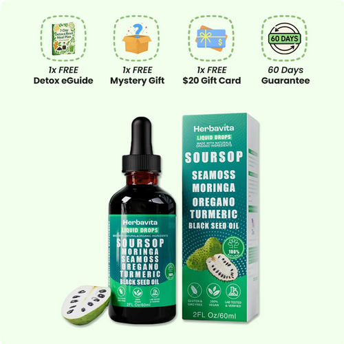 100% Organic 10-in-1 Soursop Extract Drops