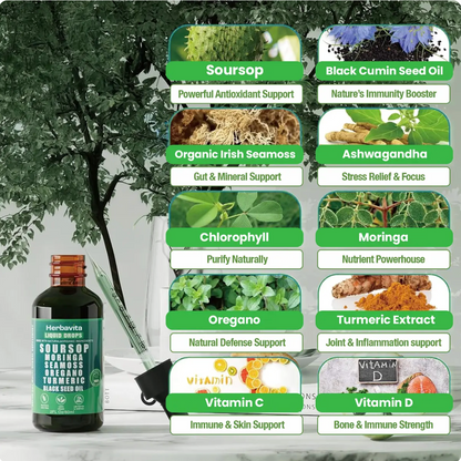 100% Organic 10-in-1 Soursop Extract Drops